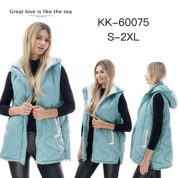 Kamizelka damkie Roz S-2XL, 1 Kolor Paczka 5 szt 1